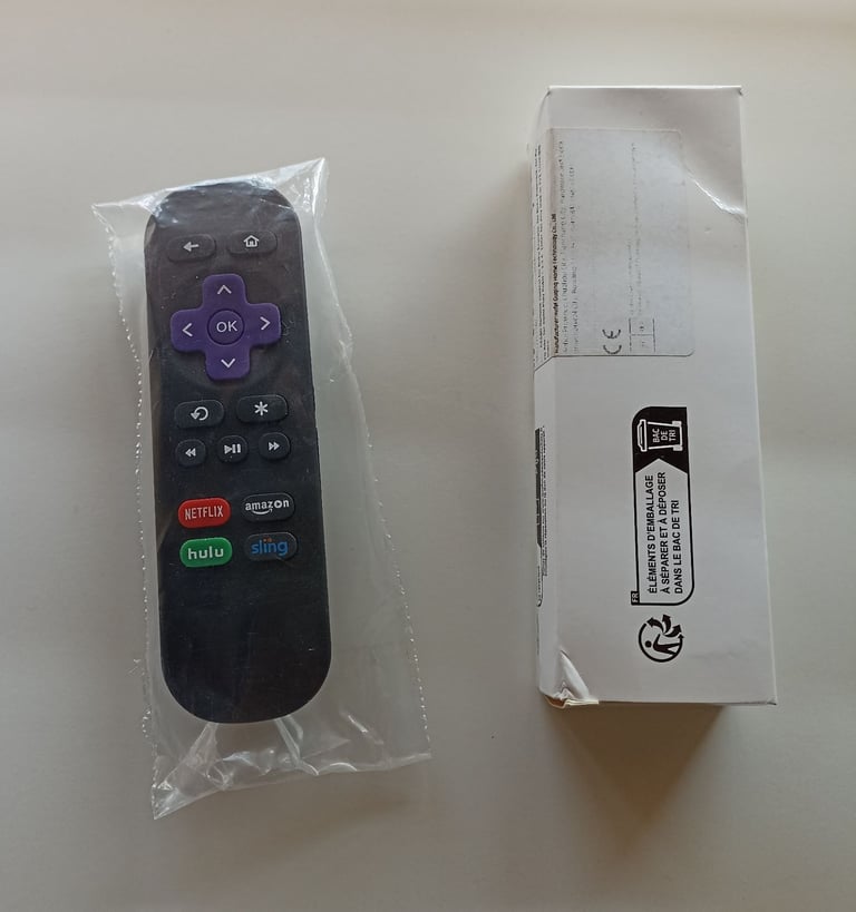 New Replacement Remote for ROKU box / ROKU Premiere / NOW Tv Boxes