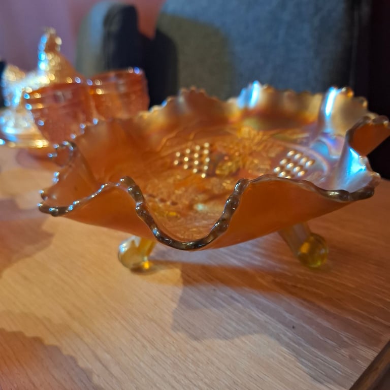 Carnival glass collection