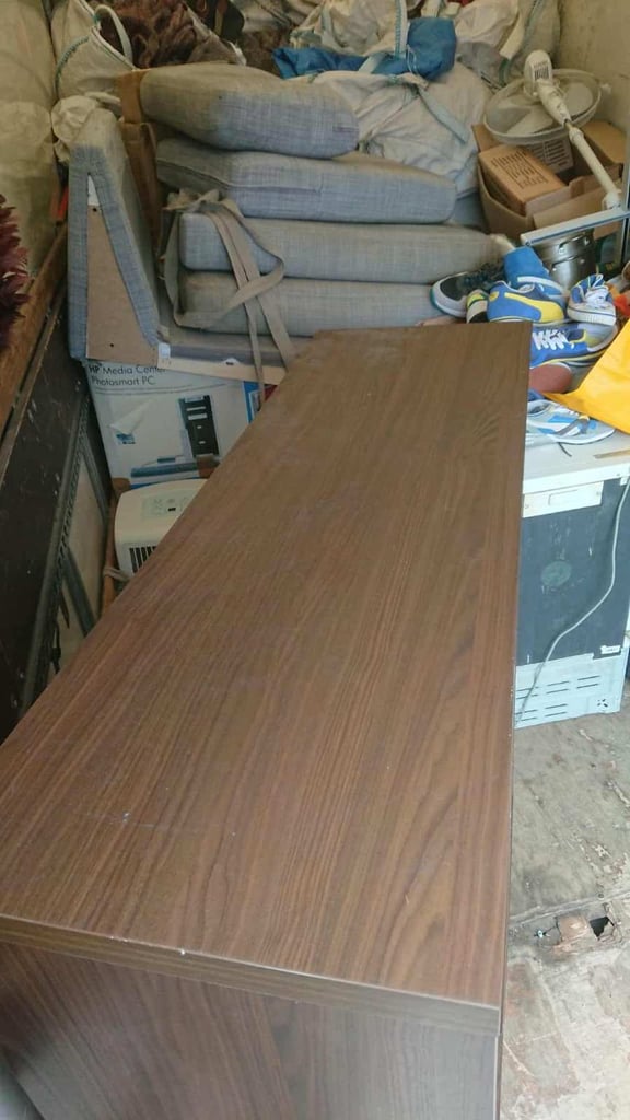 Dark Brown Shelving Unit 