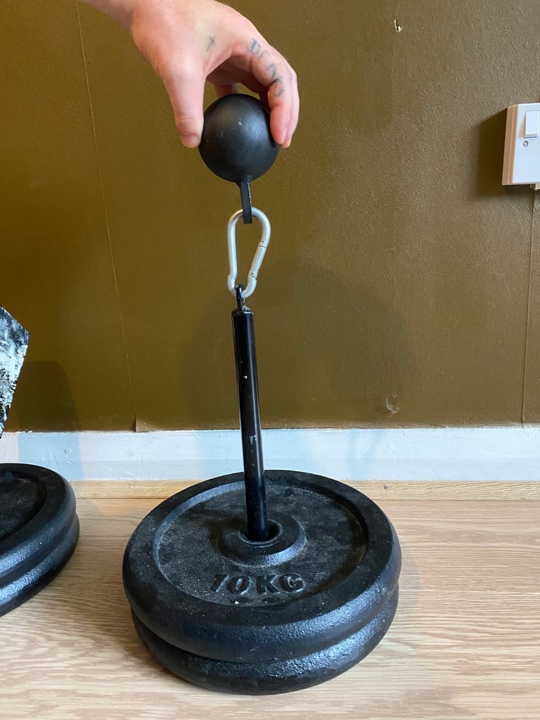 Curl bar,dumbbell,80kg weights and grip accessories w/ loading pins 