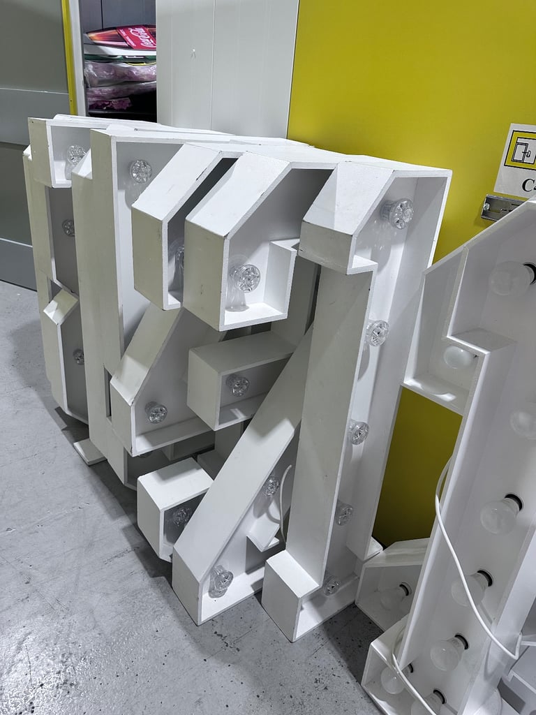 LED numbers 0-8 , cross Question Mark and Number 21 also 