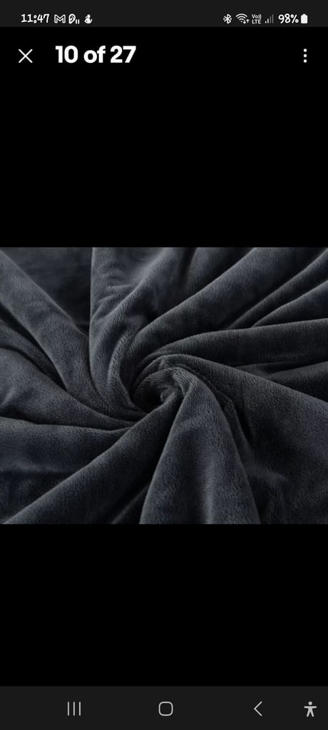 Black/White soft Double Duvet Set