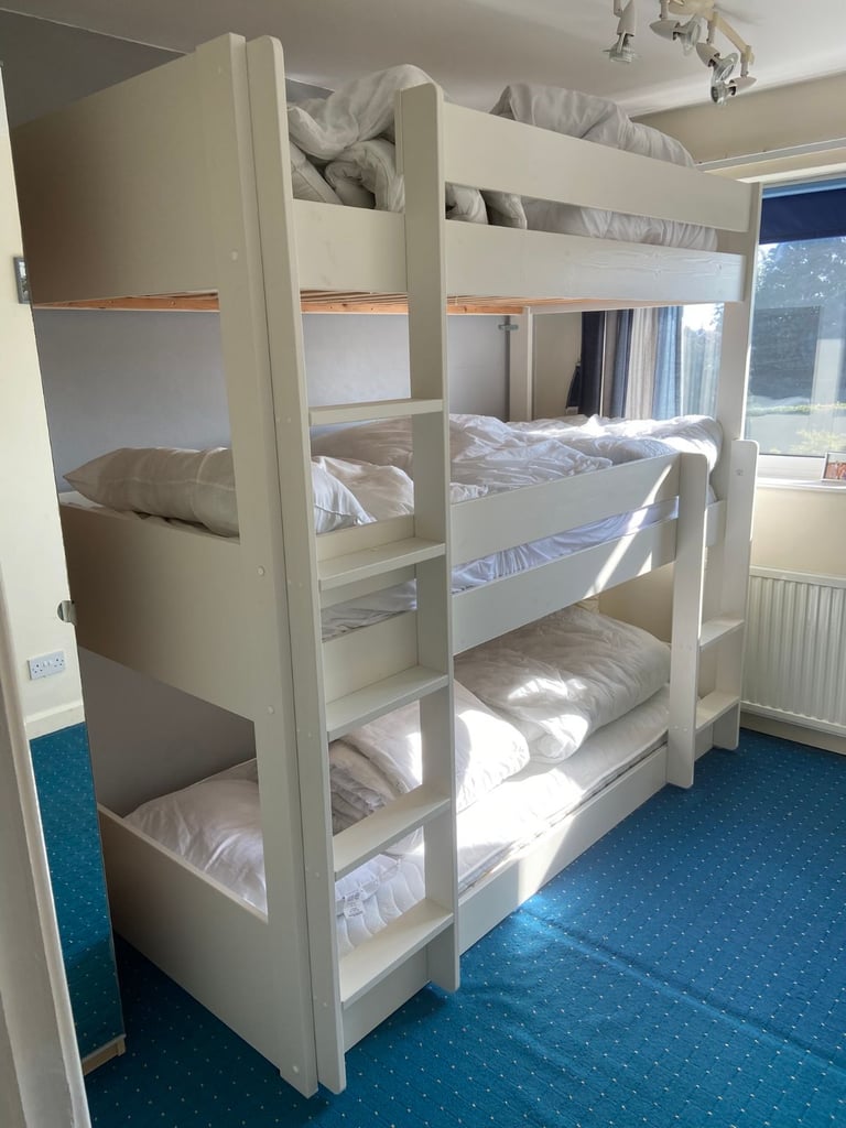 image for Triple Bunk Bed + 3 mattresses