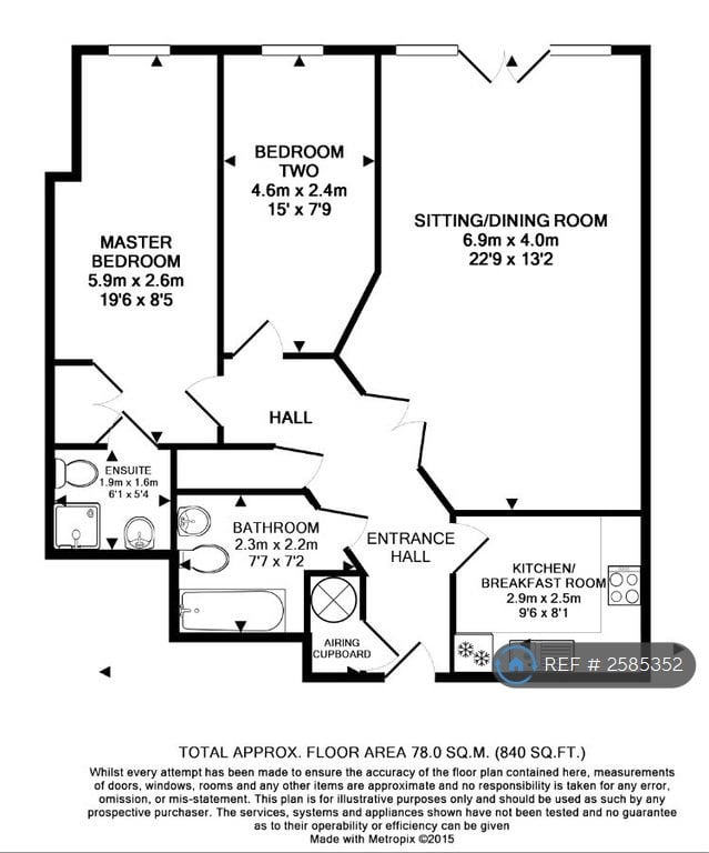 2 bedroom flat in River Court, Charvil, Reading, RG10 (2 bed) (#2585352)