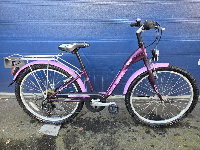 Kids comfort bike STYLE XOXO Age 8-11, 125-148cm   Wheels 24" Frame 13"  VGC!