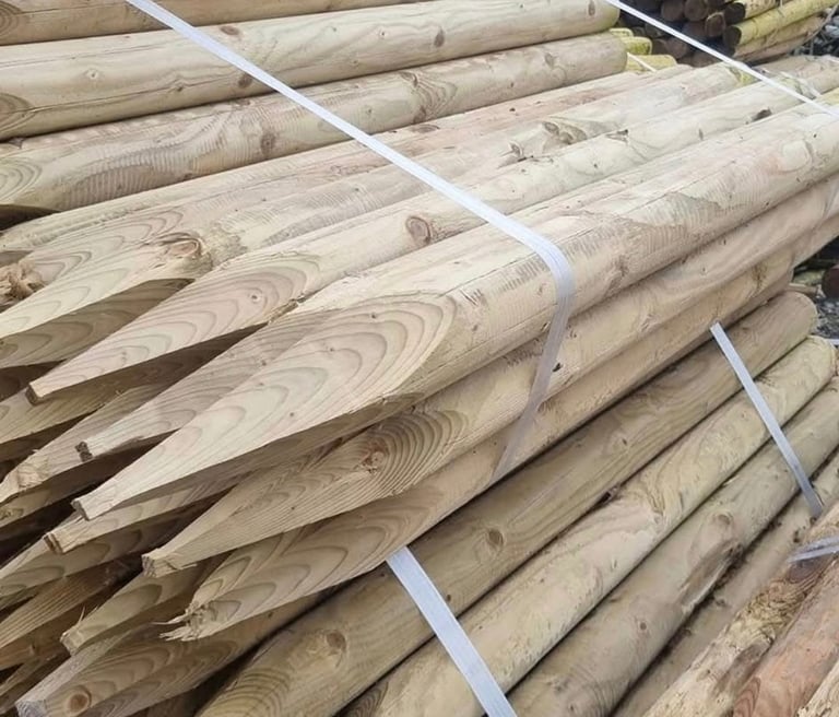 Round stakes/posts 3-4” 1.65m £6 each