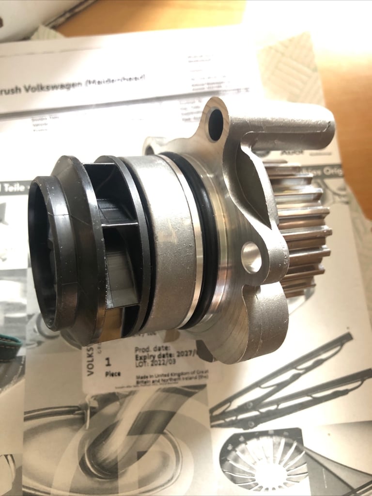 Voltswagen Timing Belt Kit With Water Pump (brand New With Receiptl)