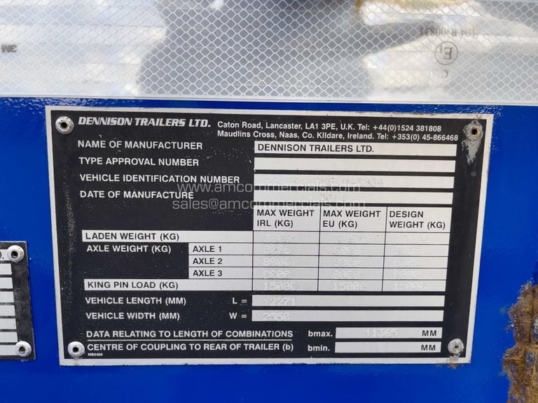 DENNISON SLIDING SKELETAL TRAILER 