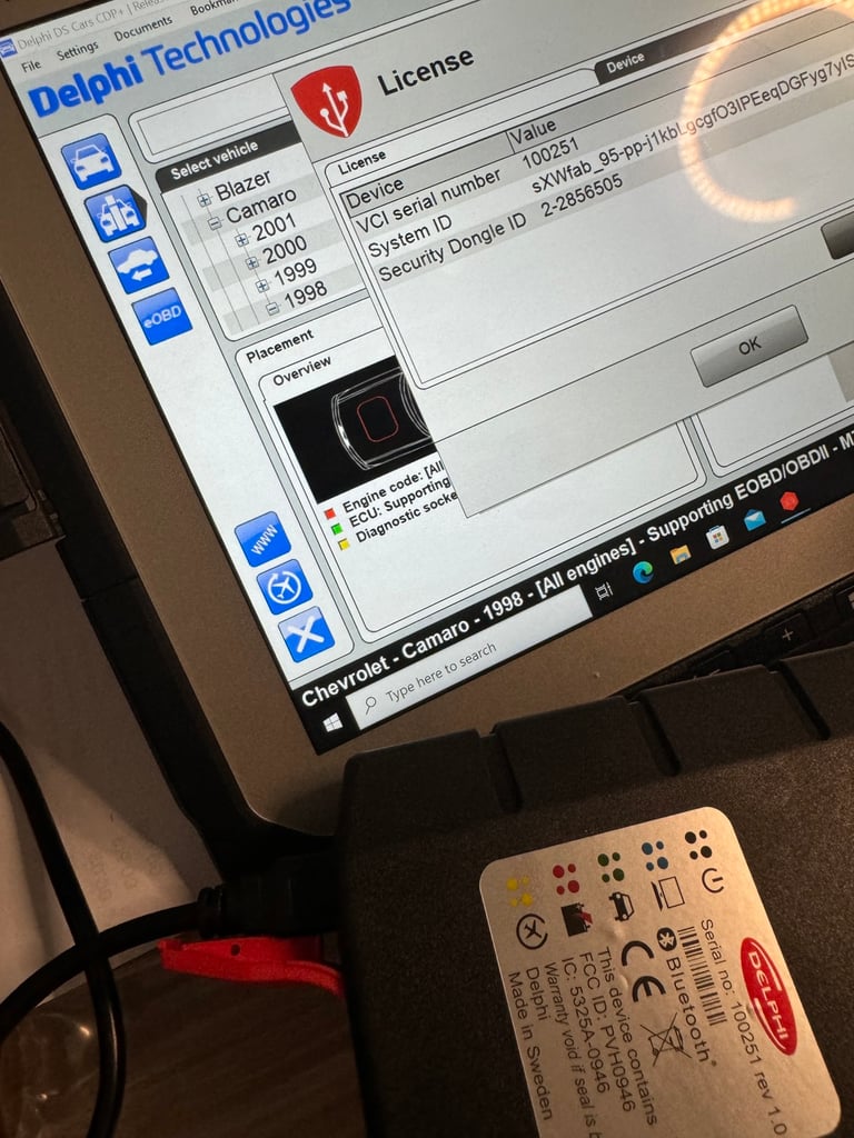 Diagnostic Kit Panasonic Toughbook Rugged Tablet SSD i5 7th Delphi Hgv