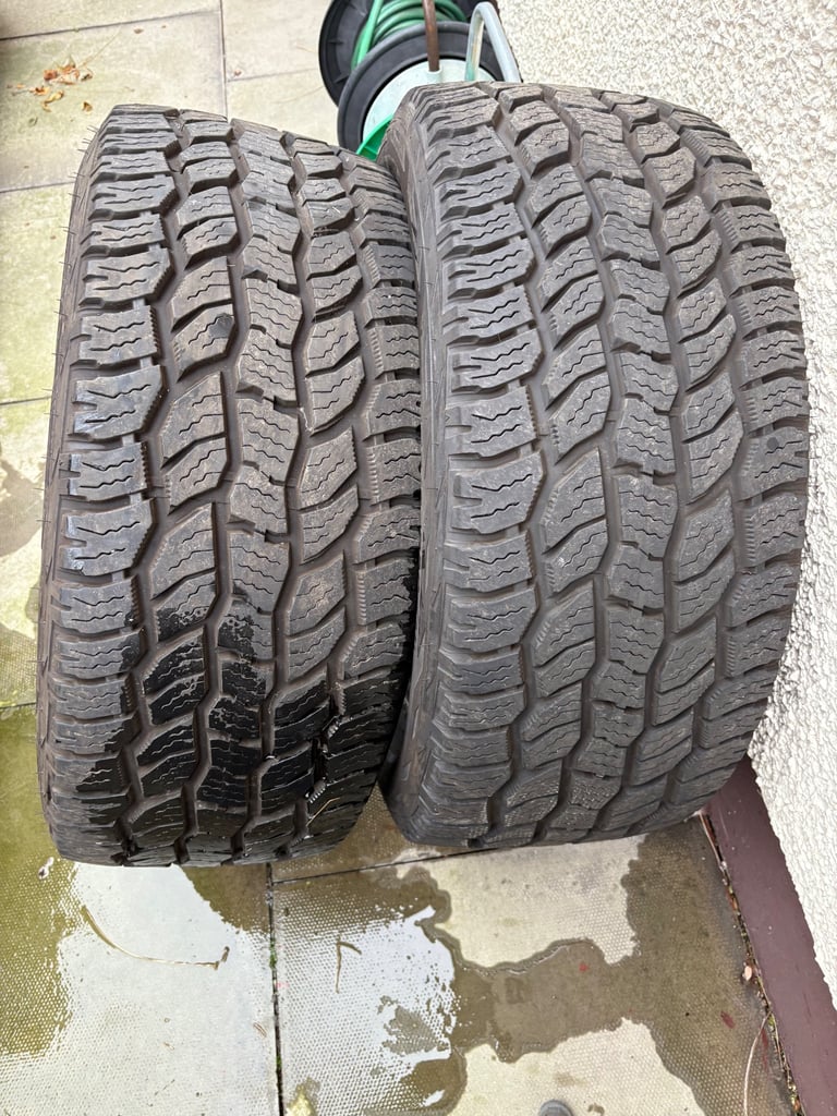 Cooper discovery 285x50x 20 all terrain tyres . 