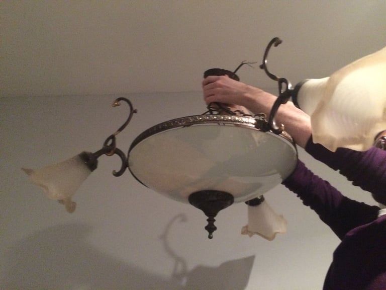 image for Art Deco ceiling pendant