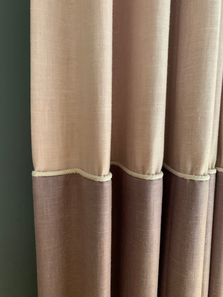 Romo fabric full length curtains 