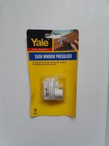 Yale P123 Sash Window Press lock White