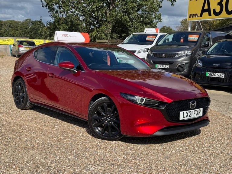 2021 Mazda Mazda3 2.0 e-SKYACTIV-X MHEV GT Sport Tech Auto Euro 6 (s/s) 5dr Hatchback Petrol Auto...