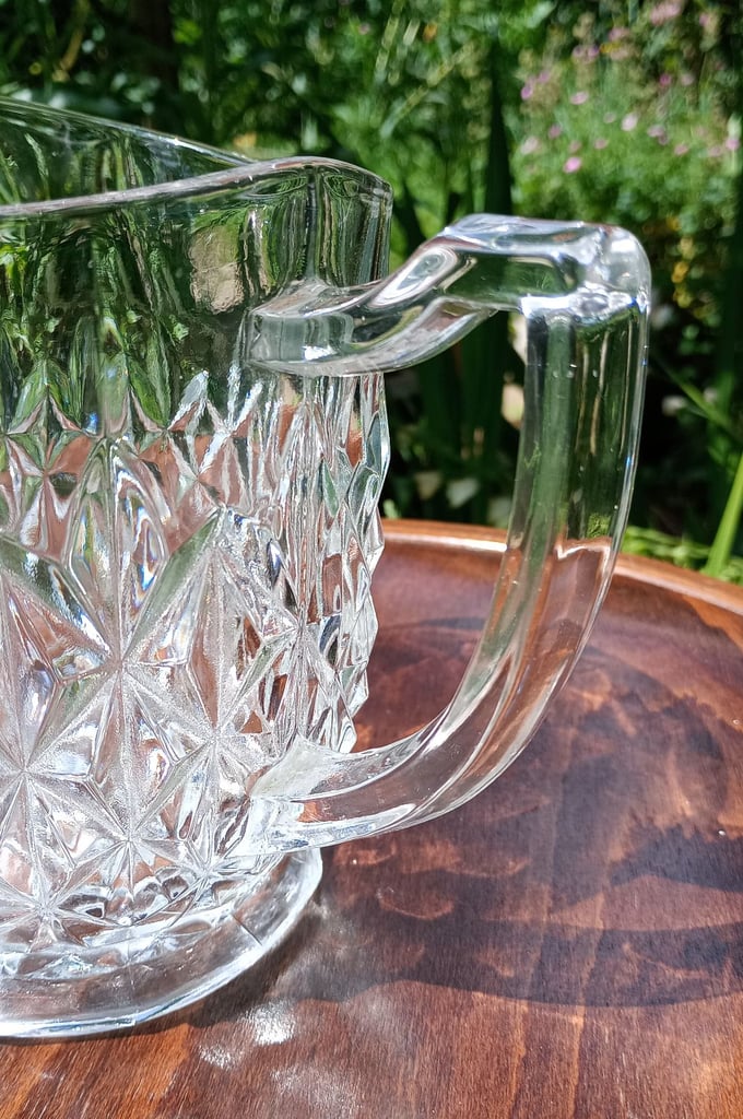 Vintage Pressed Glass Jug