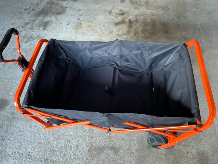 image for Heavy Duty Folding Plant Trolley with protective cover