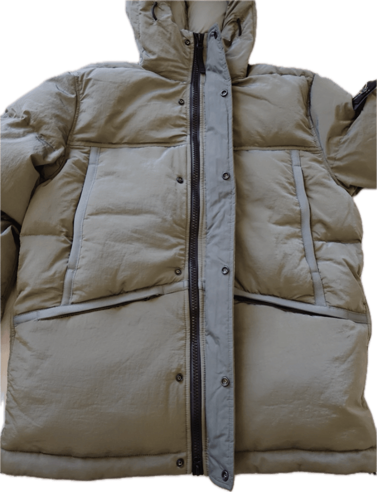 Stone island khaki green puffer jacket