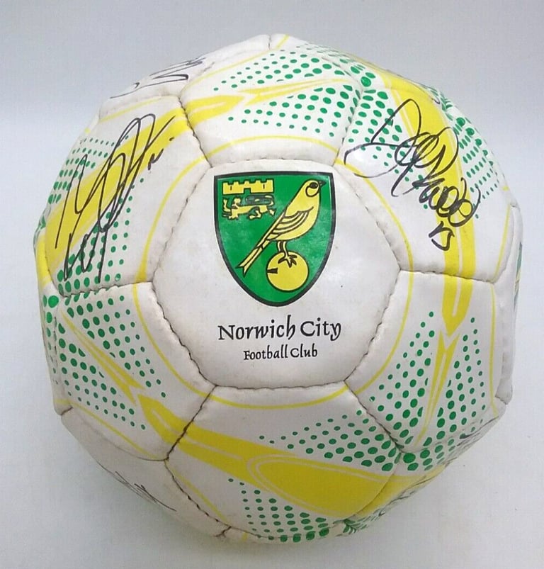 image for hand Signed Norwich City Football Club Football - Multiple Player Signatures