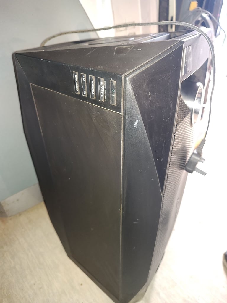 sony speaker 500w very loud bass bluetooth and phono in