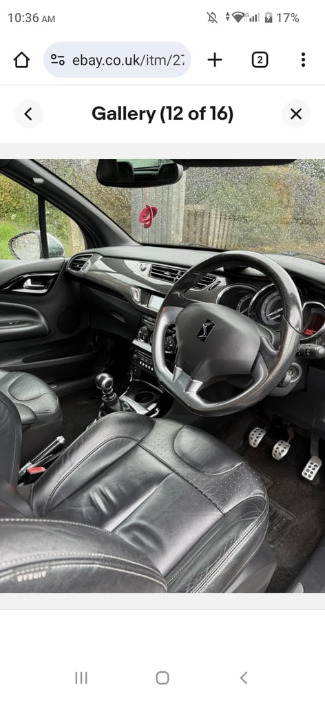 Citroen, DS3, Hatchback, 2012, Manual, 1560 (cc), 3 doors