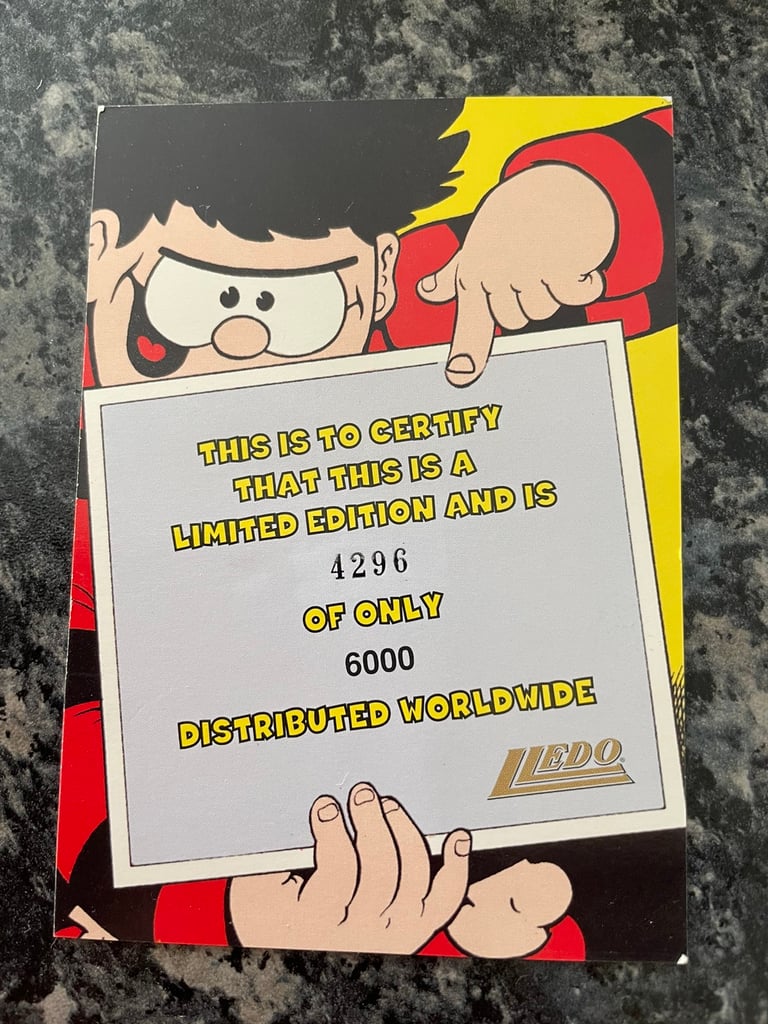 2005 Limited Edition box set/certificate 