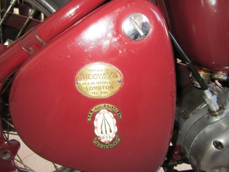 BSA B31 350 CC CLASSIC MOTORCYCLE