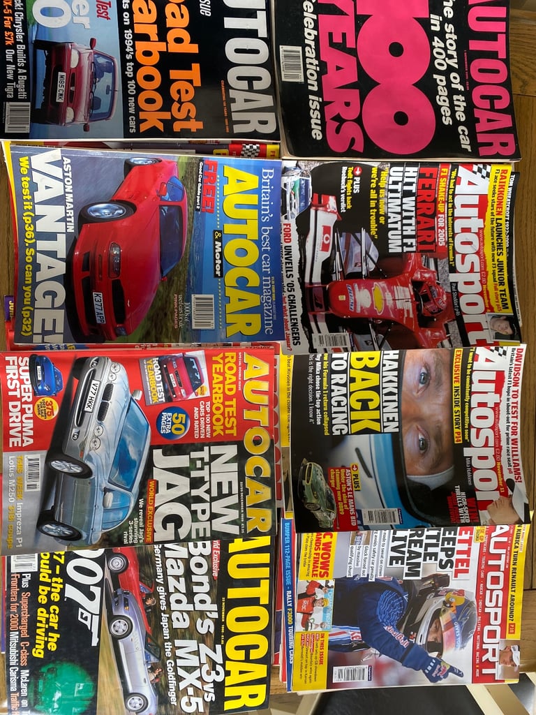 Autosport Magazines Bulk Job lot - over 350 copies. F1 90's onwards.