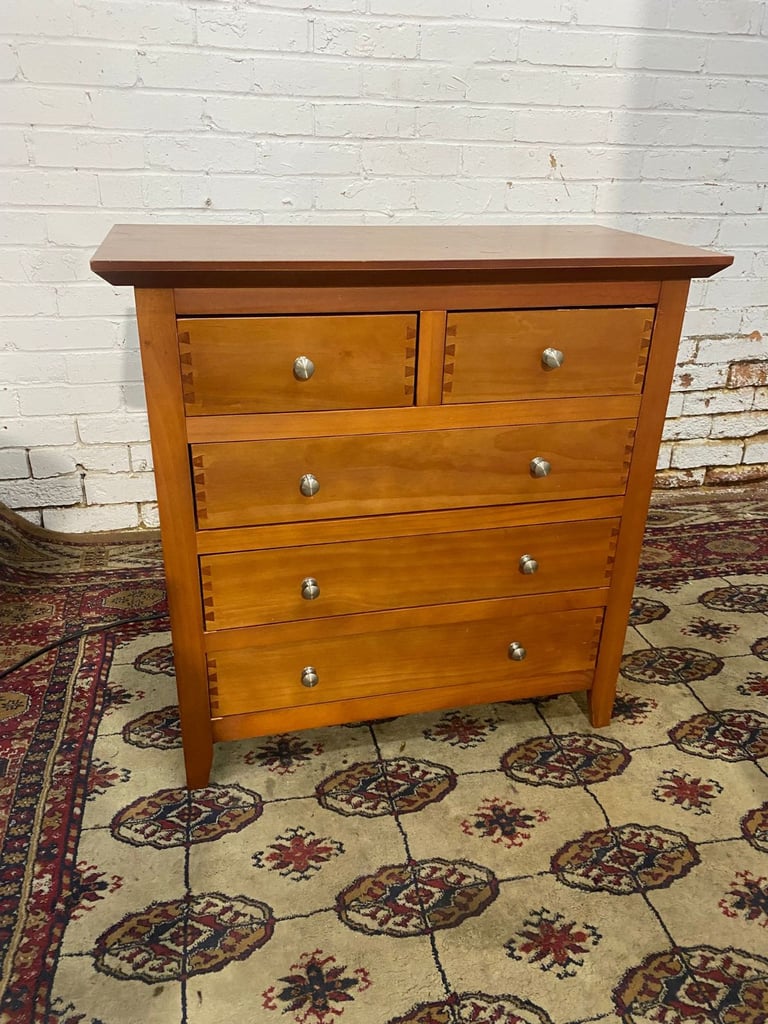 Beautiful Stylish 5Drawers Assemble Chest Dresser For 