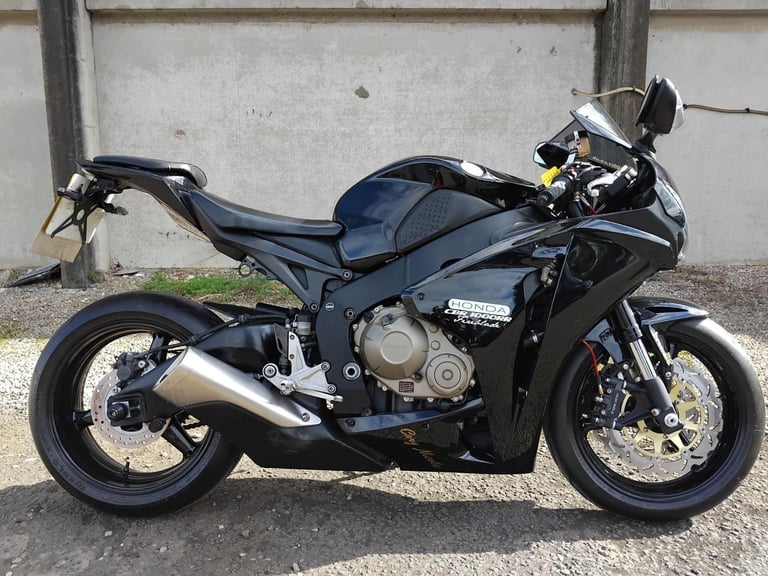 2009 09 HONDA CBR 1000 RR-8 FIREBLADE CBR1000RR CBR1000 BLACK SPORTS SUPERBIKE