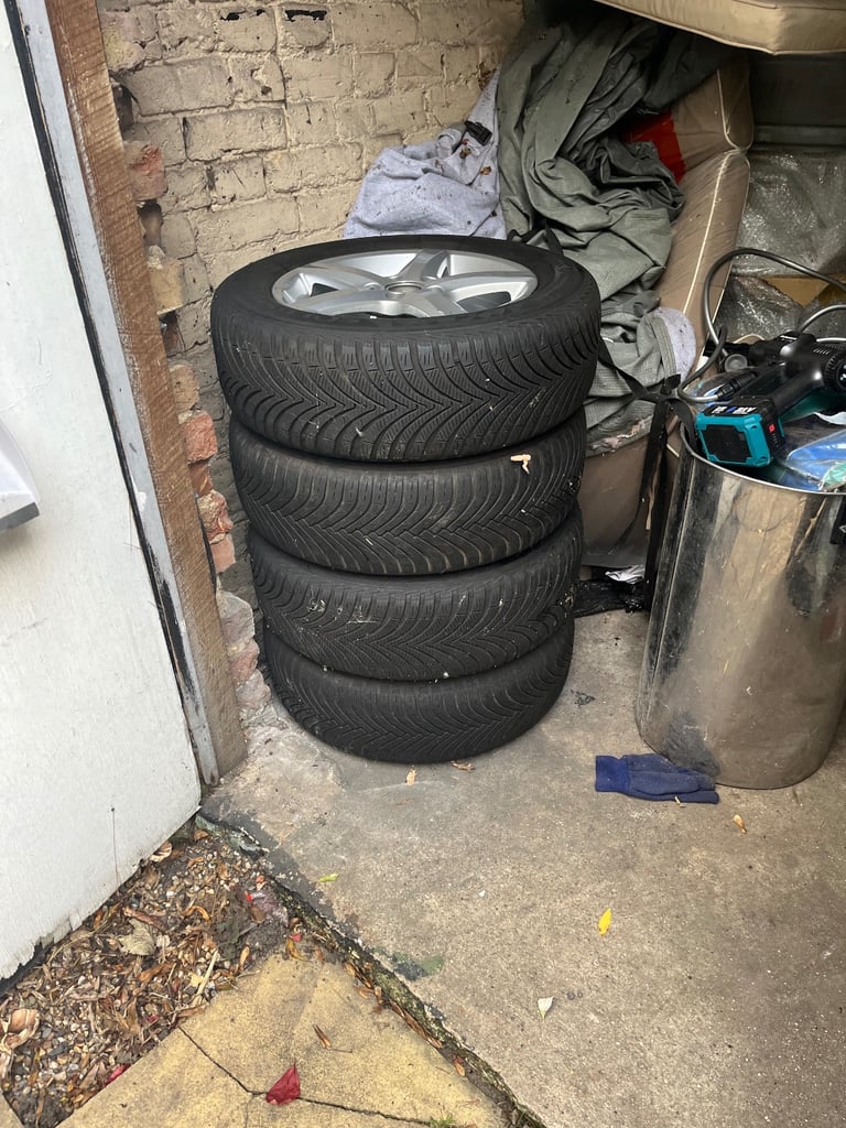 image for vw alloy  16in wheels with all season tyres 