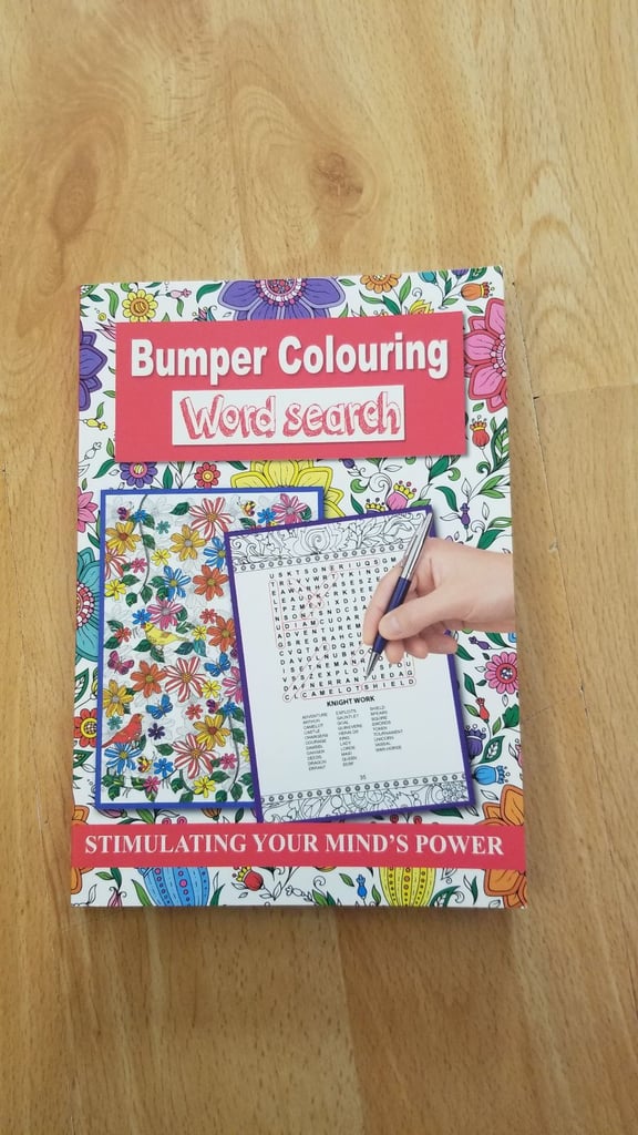 image for Bumper coloring word search