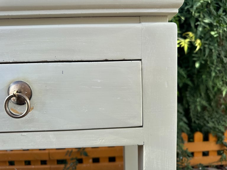 Lombok MANDARA Solid Wood 3 Draw Console / Hallway Table – Good Condition, RRP £515