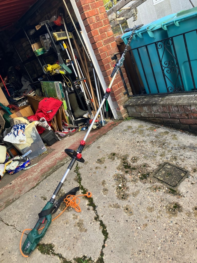 image for Parkside 710W Long Reach Corded Electric Pole Hedge Trimmer/Pruner for sale