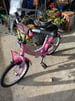 Girls pink bike 