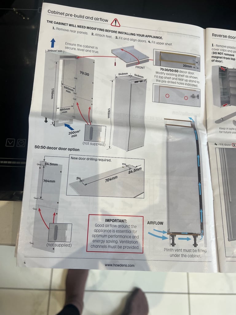 Lamona Large intergrated larder fridge