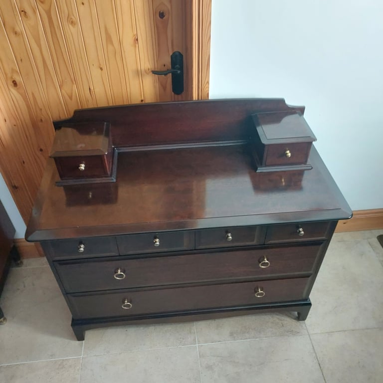 Stag 8 Drawer Longboy Chest With Raised Top Gallery 