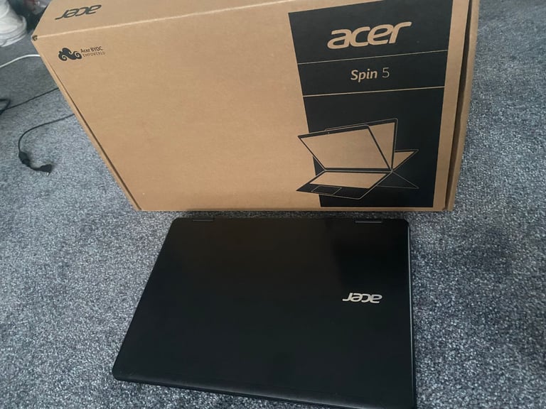 Acer Spin Laptop i5  256GB SSD 2in1 touch Full HD screen converts to tablet, box