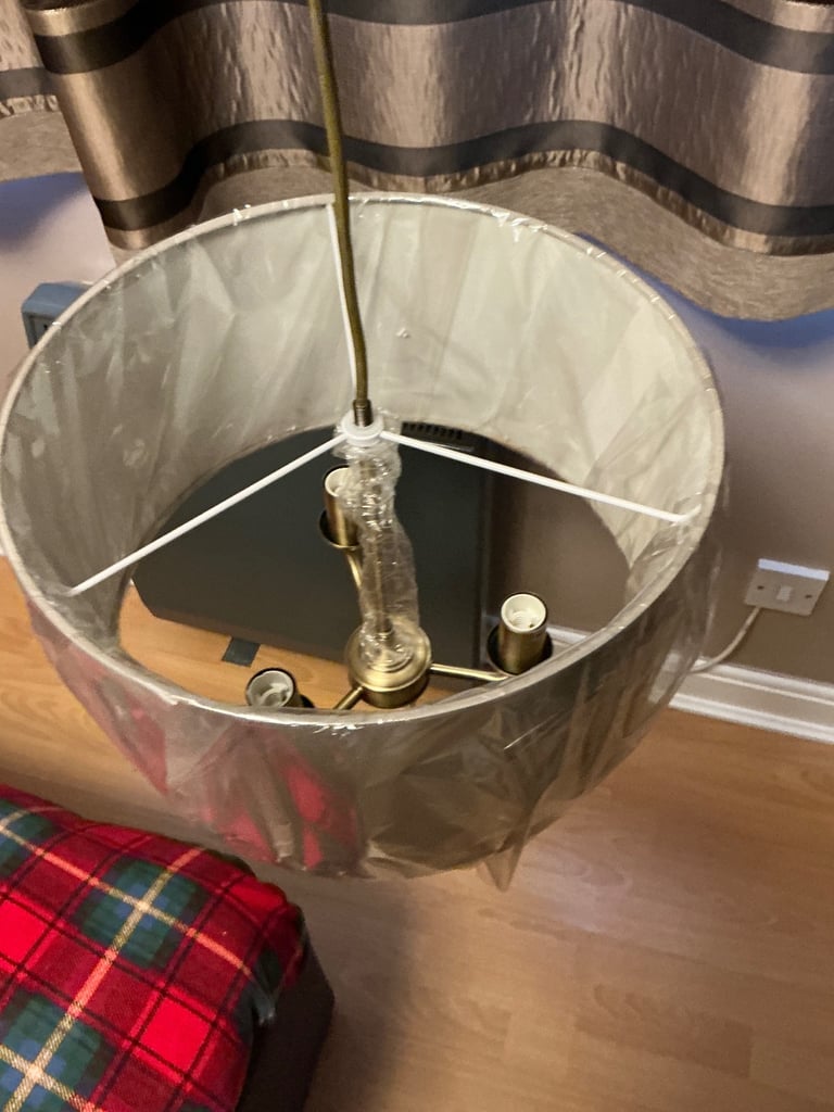 Light fitting with shade brand new