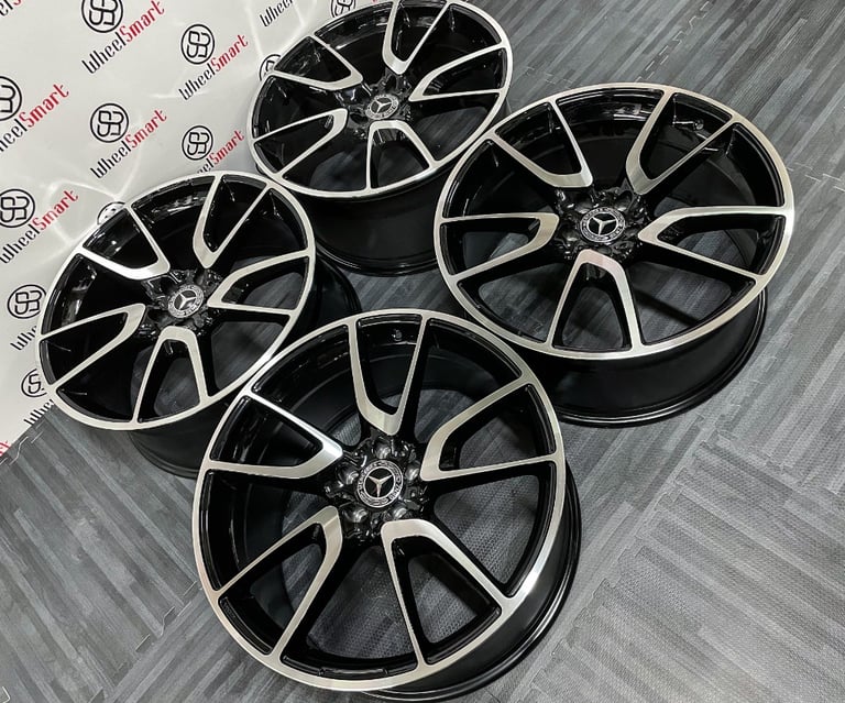NEW 19" 20" MERCEDES 43AMG STYLE ALLOY WHEELS  5x112 DIAMOND CUT FINISH