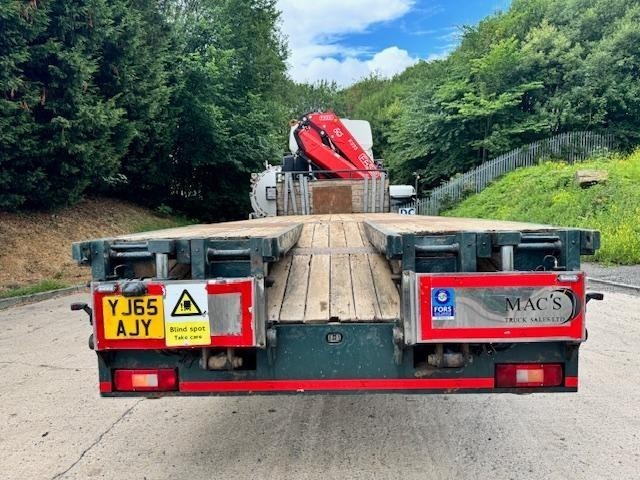 2016 DAF CF 410 E6 sleeper cab 8x2 cheese wedge beavertail Fassi F275 crane 