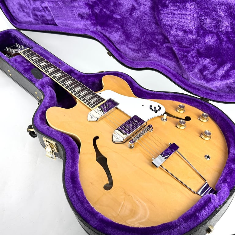 2015 Epiphone Japan Elitist 1965 Casino - Natural - Trades