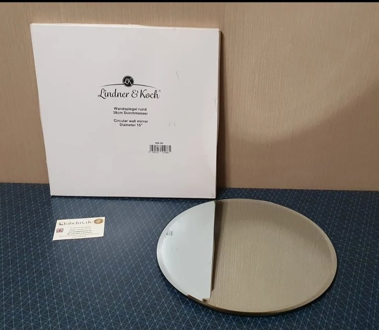 image for Lindner & Koch Wall Mirror with Wall Mount 38cm dia