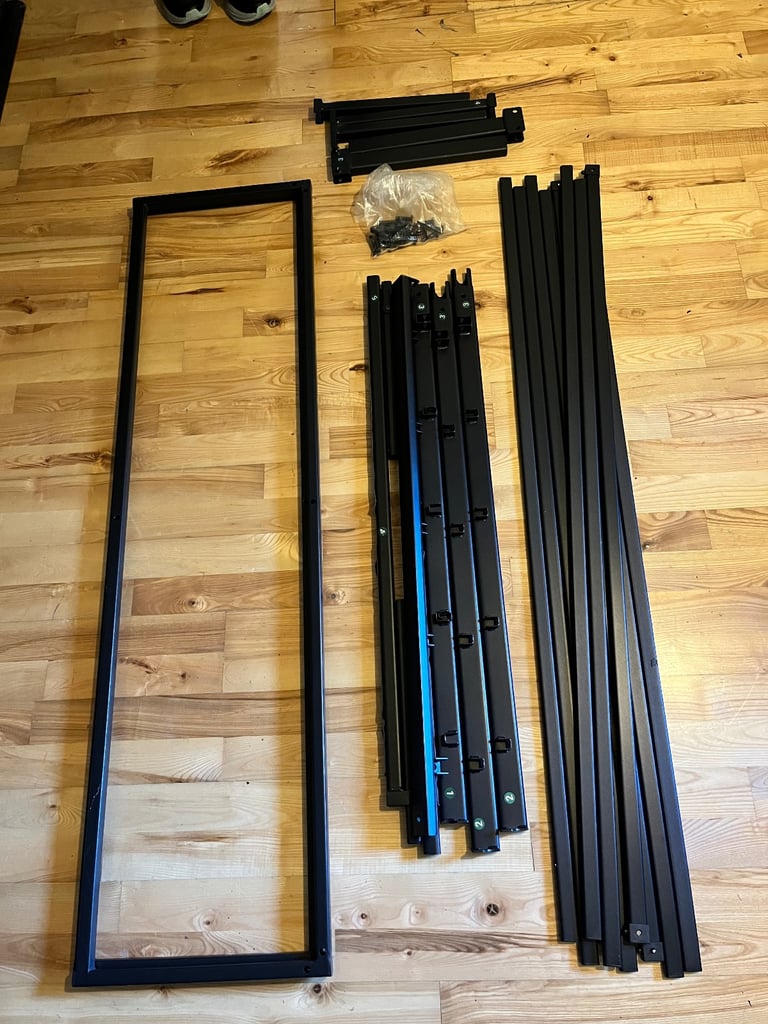 Metal frame double bed 