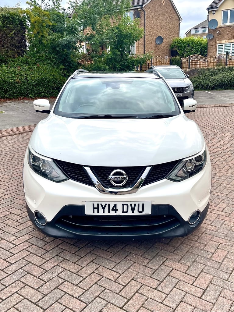 2014 NISSAN QASHQAI TEKNA 1.5 DCI START/STOP DIESEL WHITE SUV J11