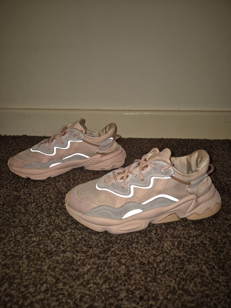 Adidas Baby Pink Ozweegos (Size 5)