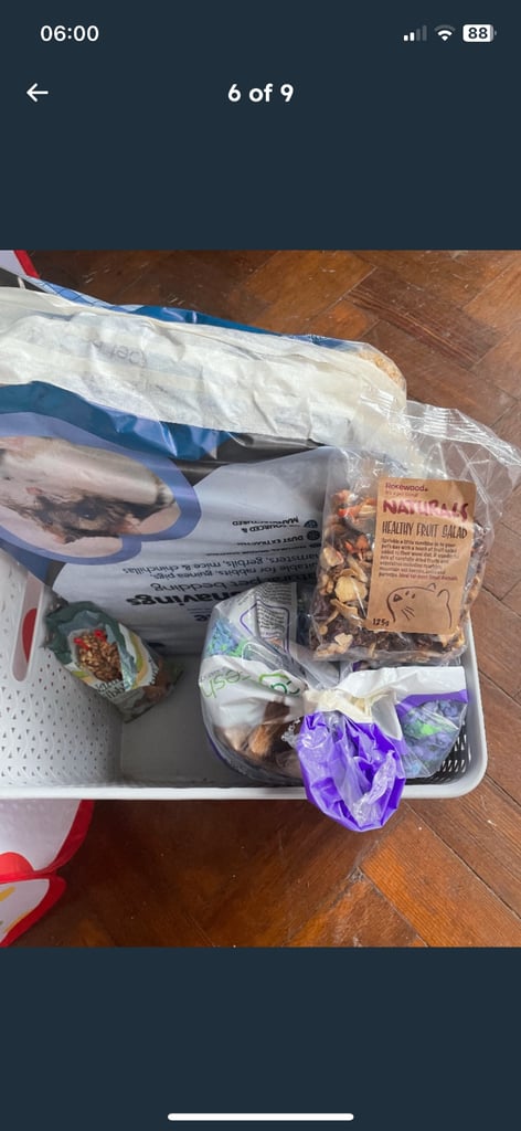 2 hamster cages ,equipment/ toys / treats / bedding etc