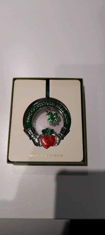 image for Irish Christams ornament. Trinity and Co