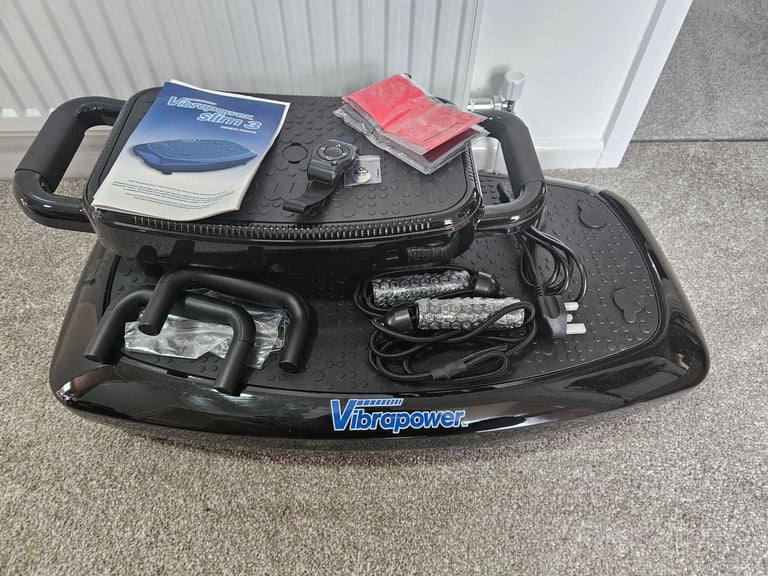Vibrapower Slim 3 vibration plate and extras