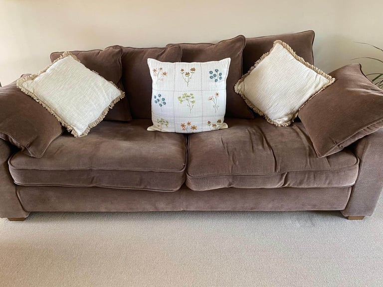 image for Sofa X2 and footstool 
