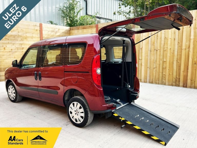 2012 Fiat Doblo 3 Seat Wheelchair Accessible Disabled Access Vehicle WAV MPV Petrol Manual
